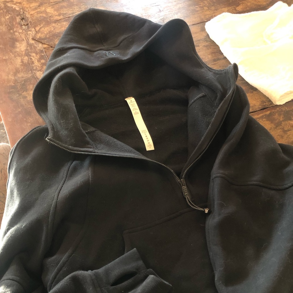 Scuba Oversized Half Zip Hoodie